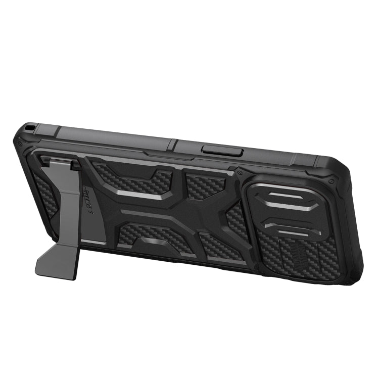 For iPhone 14 Pro Max NILLKIN Sliding Camera Cover Design TPU + PC Magnetic Phone Case(Black) - iPhone 14 Pro Max Cases by NILLKIN | Online Shopping South Africa | PMC TechLife | Buy Now Pay Later Mobicred