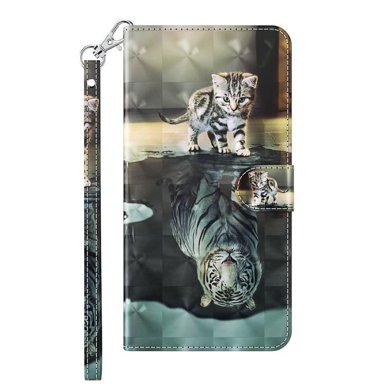 For Samsung Galaxy A14 5G 3D Painting Pattern TPU + PU Phone Case(Cat Tiger) - free shipping - PMC TechLife - Order now!