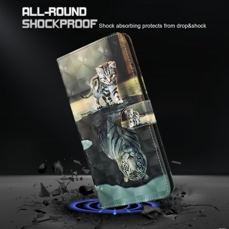 For Samsung Galaxy A14 5G 3D Painting Pattern TPU + PU Phone Case(Cat Tiger) - free shipping - PMC TechLife - Order now!