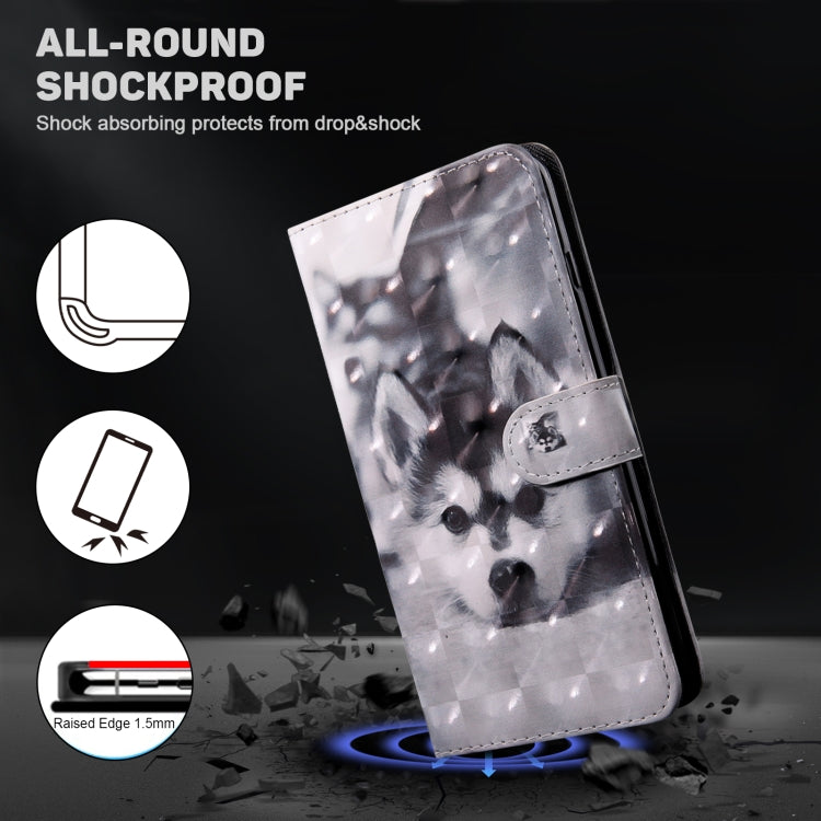 For Honor X8 4G 3D Painted Leather Phone Case(Husky) - free shipping - PMC TechLife - Order now!