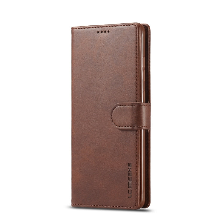 For Samsung Galaxy A14 4G/5G LC.IMEEKE Calf Texture Leather Phone Case(Brown) - free shipping - PMC TechLife - Order now!