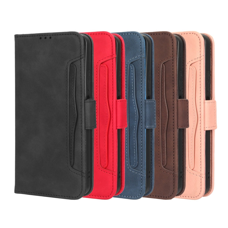 For ZTE Blade A52 Lite Skin Feel Calf Texture Card Slots Leather Phone Case(Black) - free shipping - PMC TechLife - Order now!
