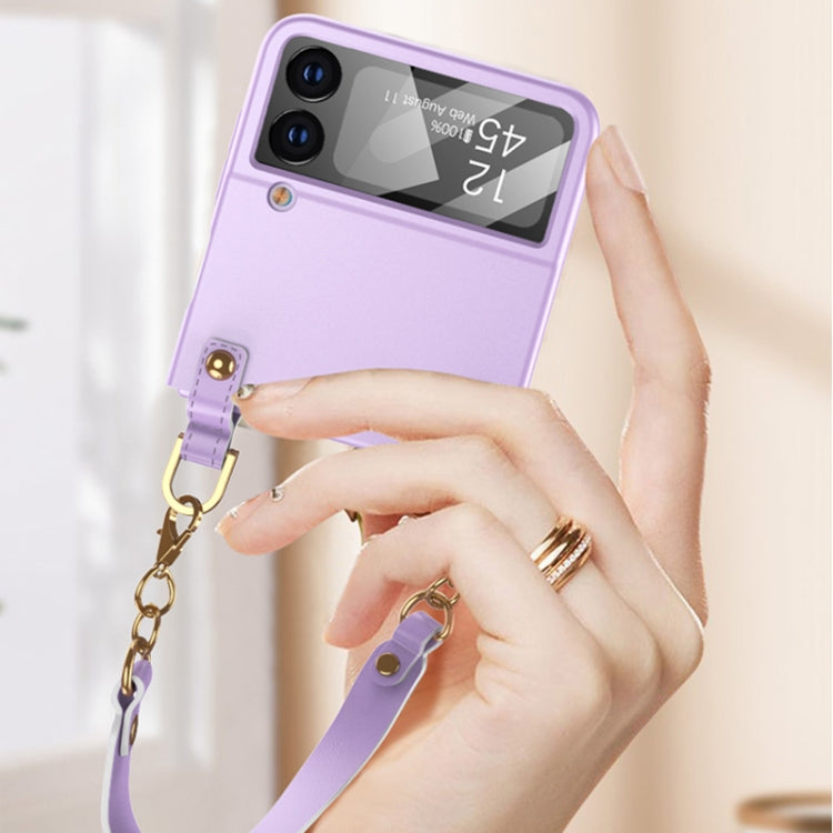 For Samsung Galaxy Z Flip4 GKK Integrated Ultra-thin Handbag Phone Case(Purple) - Galaxy Z Flip4 5G Cases by GKK | Online Shopping South Africa | PMC Jewellery