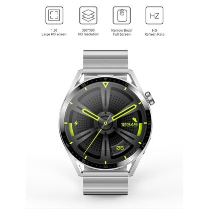 Ochstin 5HK3 Plus 1.36 inch Round Screen Bluetooth Smart Watch, Strap:Stainless Steel(Silver) - Smart Watches by OCHSTIN | Online Shopping South Africa | PMC Jewellery | Buy Now Pay Later Mobicred