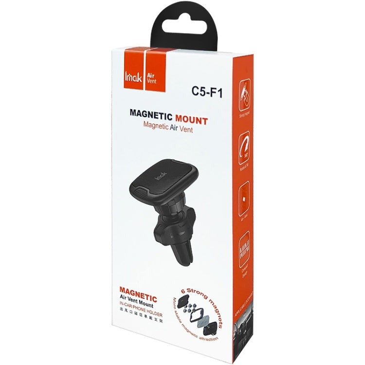 IMAK C5-F1 Magnetic Air Outlet Car Holder(Black) - Car Holders by imak | Online Shopping South Africa | PMC Jewellery | Buy Now Pay Later Mobicred