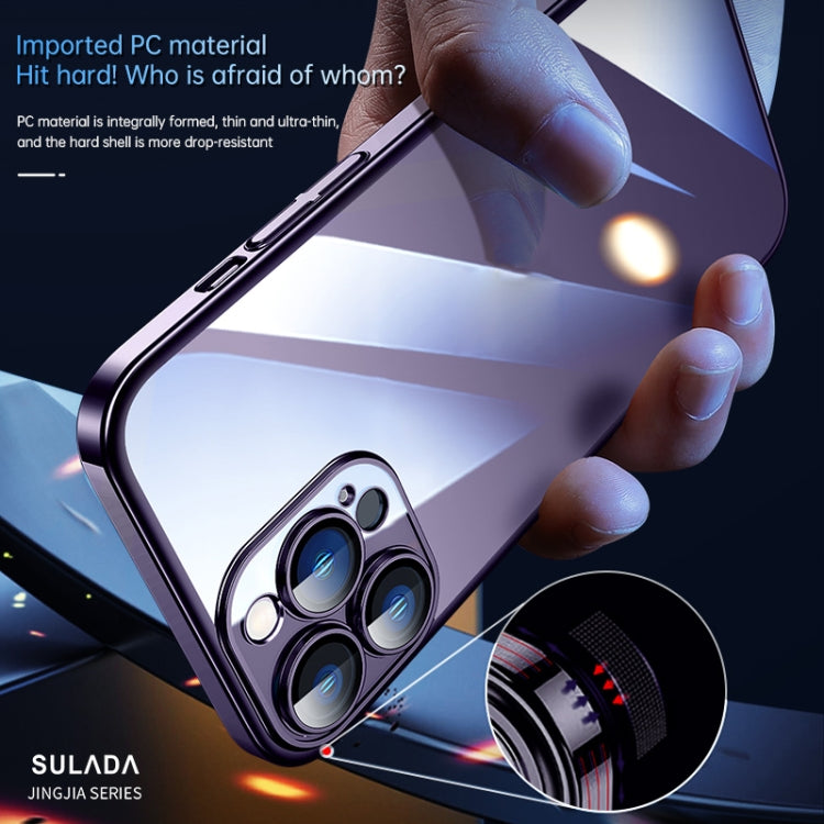 For iPhone 14 SULADA Hard PC Shockproof Phone Case(Sierra Blue) - iPhone 14 Cases by SULADA | Online Shopping South Africa | PMC TechLife | Buy Now Pay Later Mobicred