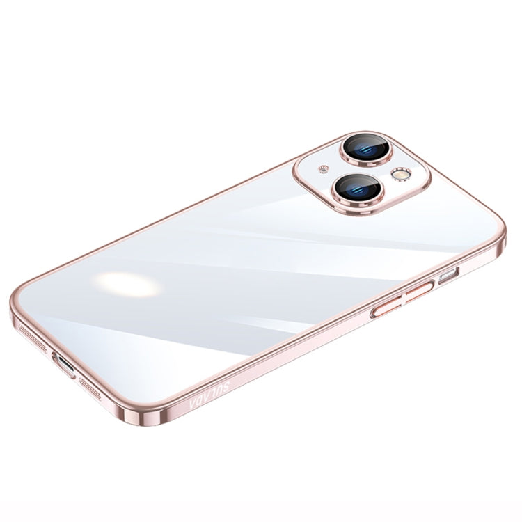 For iPhone 14 Plus SULADA Hard PC Shockproof Phone Case(Pink) - iPhone 14 Plus Cases by SULADA | Online Shopping South Africa | PMC TechLife | Buy Now Pay Later Mobicred