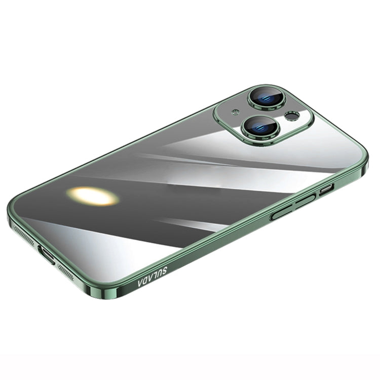 For iPhone 14 Plus SULADA Hard PC Shockproof Phone Case(Green) - iPhone 14 Plus Cases by SULADA | Online Shopping South Africa | PMC TechLife | Buy Now Pay Later Mobicred