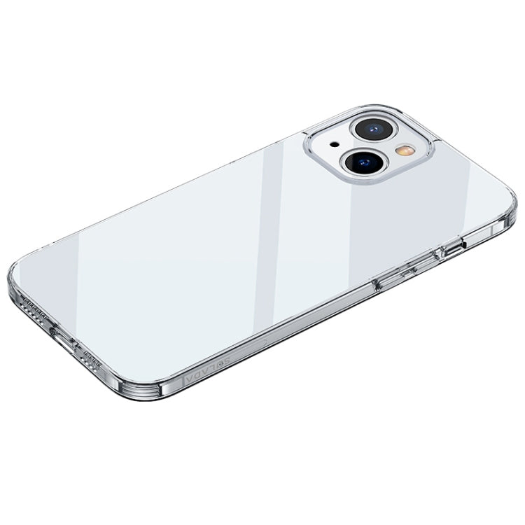 For iPhone 14 SULADA Frosted Series Shockproof Transparent TPU Phone Case(White) - iPhone 14 Cases by SULADA | Online Shopping South Africa | PMC Jewellery