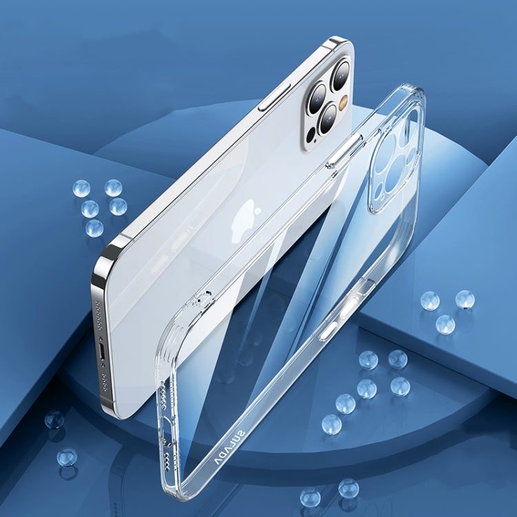 For iPhone 14 SULADA Frosted Series Shockproof Transparent TPU Phone Case(White) - iPhone 14 Cases by SULADA | Online Shopping South Africa | PMC TechLife