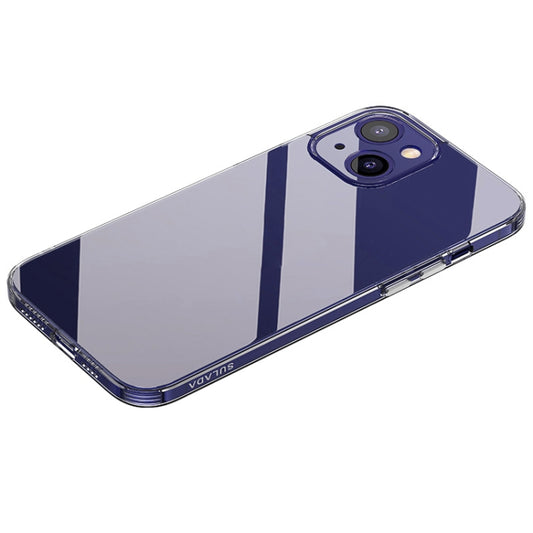 For iPhone 14 Plus SULADA Frosted Series Shockproof Transparent TPU Phone Case(Purple) - iPhone 14 Plus Cases by SULADA | Online Shopping South Africa | PMC Jewellery