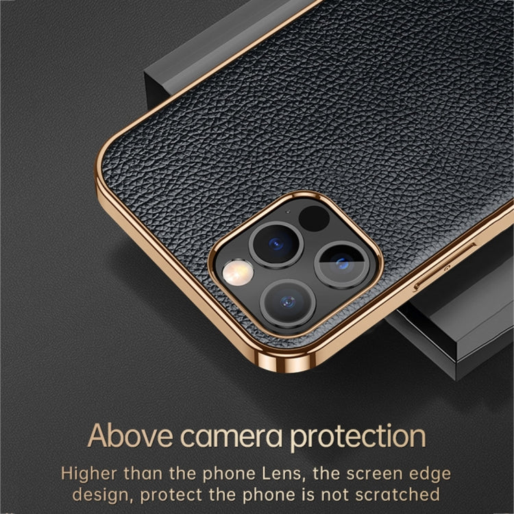 For iPhone 14 SULADA Shockproof TPU + Handmade Leather Phone Case(Green) - iPhone 14 Cases by SULADA | Online Shopping South Africa | PMC TechLife
