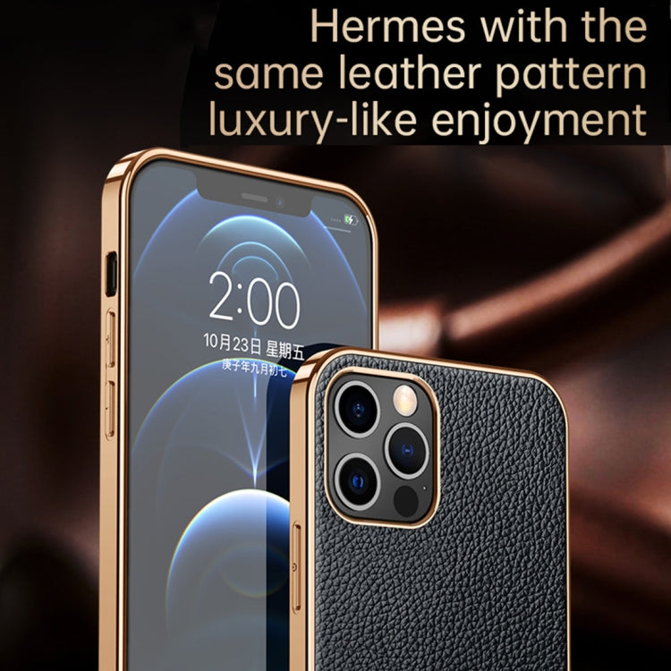 For iPhone 14 Plus SULADA Shockproof TPU + Handmade Leather Phone Case(Borwn) - iPhone 14 Plus Cases by SULADA | Online Shopping South Africa | PMC TechLife | Buy Now Pay Later Mobicred