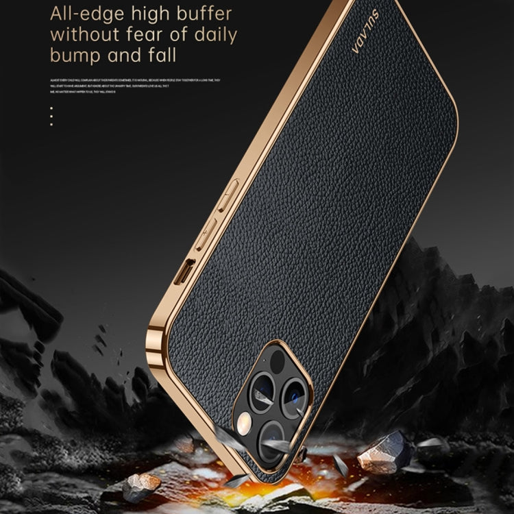 For iPhone 14 Pro SULADA Shockproof TPU + Handmade Leather Phone Case(Orange) - iPhone 14 Pro Cases by SULADA | Online Shopping South Africa | PMC TechLife | Buy Now Pay Later Mobicred