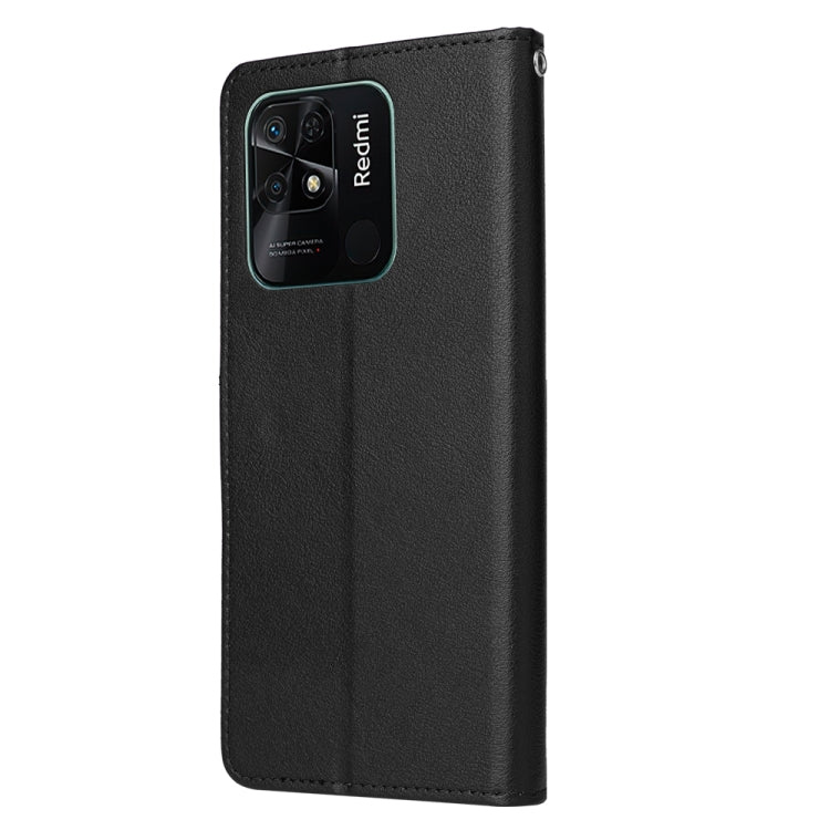For Xiaomi Redmi 10C Multifunctional Horizontal Flip Leather Case with Three Card Slot(Black) - free shipping - PMC TechLife - Order now!