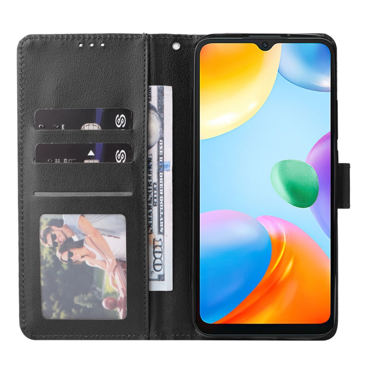For Xiaomi Redmi 10C Multifunctional Horizontal Flip Leather Case with Three Card Slot(Black) - free shipping - PMC TechLife - Order now!