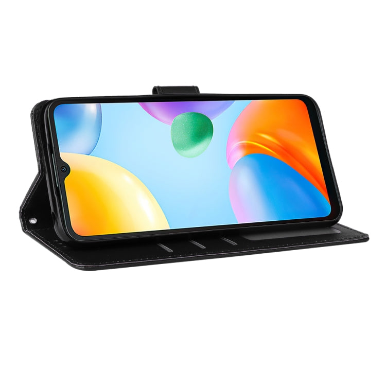 For Xiaomi Redmi 10C Multifunctional Horizontal Flip Leather Case with Three Card Slot(Black) - free shipping - PMC TechLife - Order now!