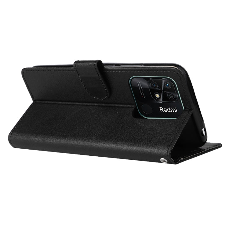 For Xiaomi Redmi 10C Multifunctional Horizontal Flip Leather Case with Three Card Slot(Black) - free shipping - PMC TechLife - Order now!