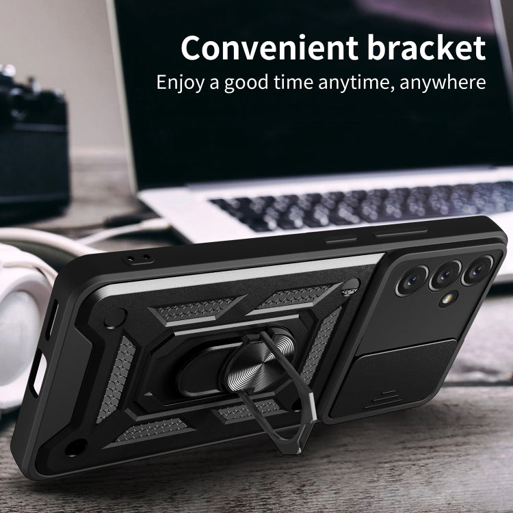 For Samsung Galaxy A14 5G Sliding Camera Cover Design TPU+PC Phone Case(Black) - free shipping - PMC TechLife - Order now!