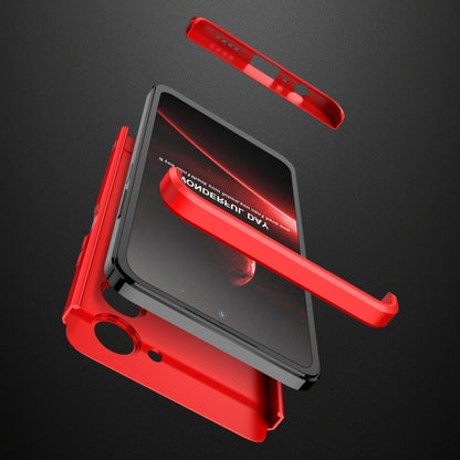 For Realme C33 GKK Three Stage Splicing Full Coverage PC Phone Case(Red) - Realme Cases by GKK | Online Shopping South Africa | PMC Jewellery