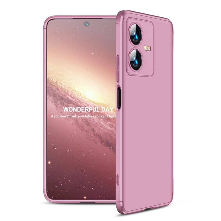 For vivo Y22 / Y22s GKK Three Stage Splicing Full Coverage PC Phone Case(Rose Gold) - vivo Cases by GKK | Online Shopping South Africa | PMC TechLife | Buy Now Pay Later Mobicred