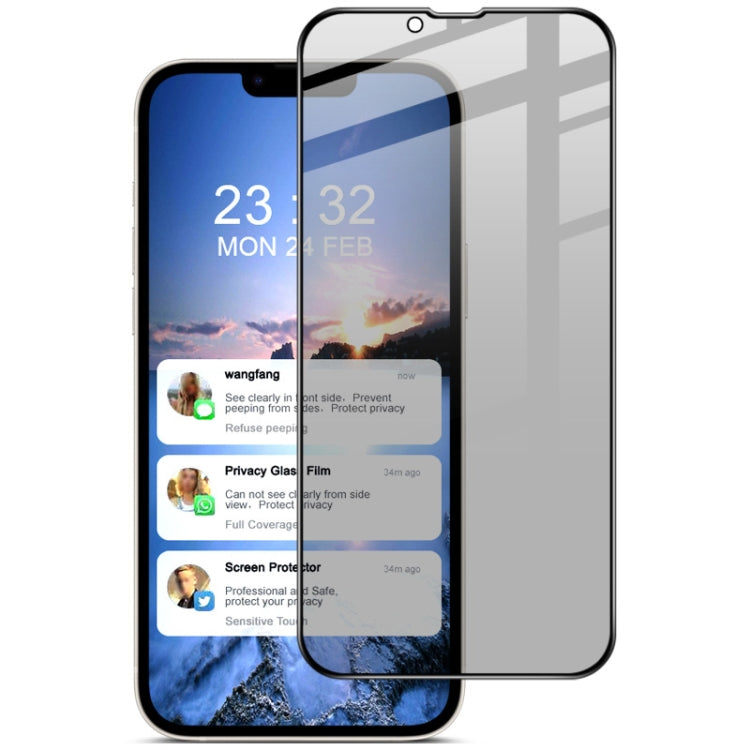 For iPhone 14 Plus IMAK HD Full Screen Anti-spy Tempered Glass Protective Film - iPhone 14 Plus Tempered Glass by imak | Online Shopping South Africa | PMC TechLife | Buy Now Pay Later Mobicred