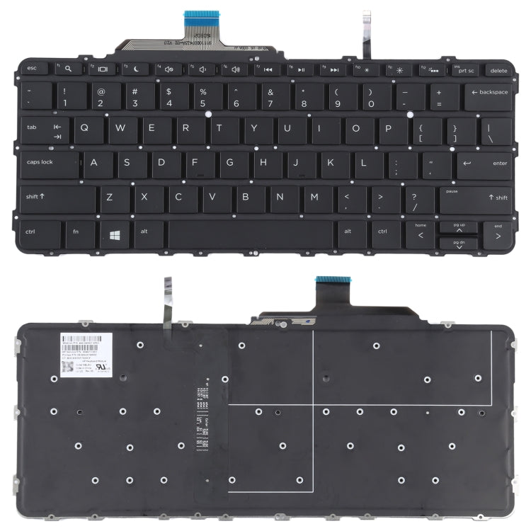 For HP Elitebook Folio G1 US Version Keyboard with Backlight - Replacement Keyboards by PMC TechLife | Online Shopping South Africa | PMC TechLife | Buy Now Pay Later Mobicred