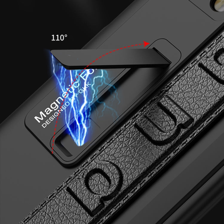 For Huawei Mate X2 GKK Magnetic Hinge Integrated Phone Case with Wrist Strap(White) - free shipping - PMC TechLife - Order now!