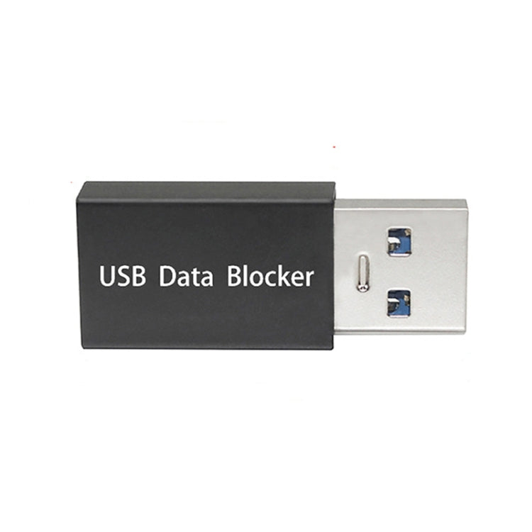 GEM02 USB Data Blocker Charging Connector(Black) - Converter & Adapter by PMC TechLife | Online Shopping South Africa | PMC TechLife