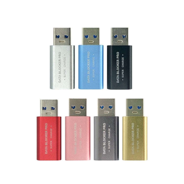 GE06 USB Data Blocker Fast Charging Connector(Rose Gold) - Converter & Adapter by PMC TechLife | Online Shopping South Africa | PMC TechLife