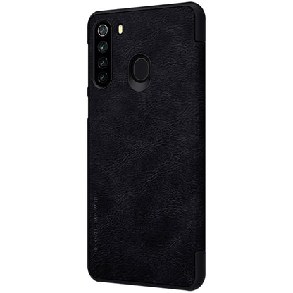 For Galaxy A21 NILLKIN QIN Series Crazy Horse Texture Horizontal Flip Leather Case With Card Slot(Black) - Galaxy Phone Cases by NILLKIN | Online Shopping South Africa | PMC Jewellery