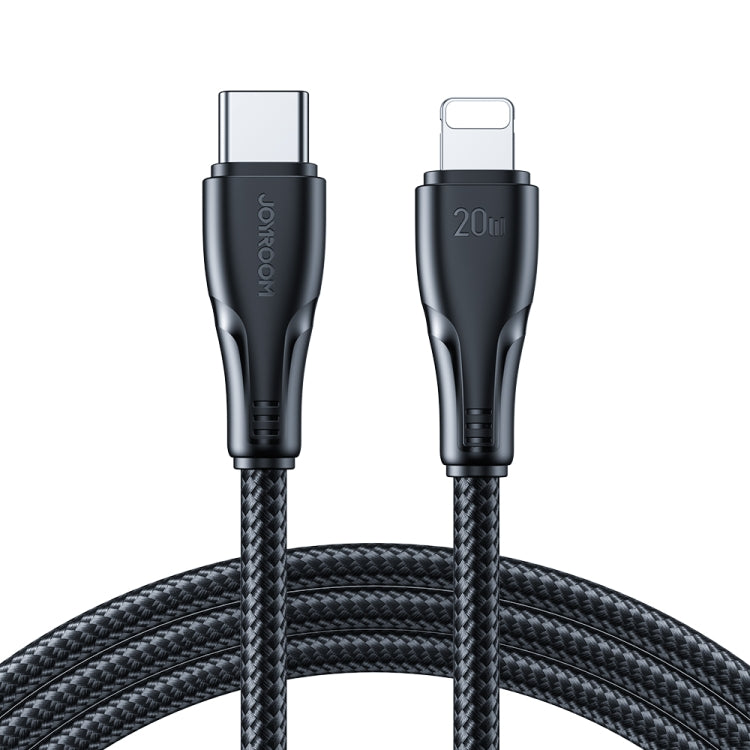 JOYROOM 20W Type-C to 8 Pin Surpass Series Fast Charging Data Cable, Length:1.2m(Black) - 2 in 1 Cable by JOYROOM | Online Shopping South Africa | PMC TechLife