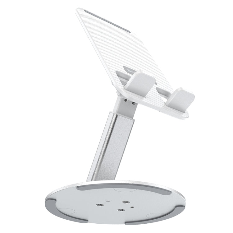 Borofone BH75 Flawless Foldable Rotating Desktop Mobile Phone Tablet Holder(White) - Desktop Holder by Borofone | Online Shopping South Africa | PMC Jewellery