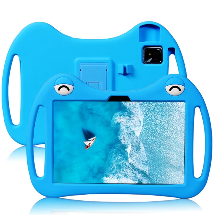 For TCL Tab 10s 5G Cartoon Silicone Shockproof Protective Tablet Case with Stand & Pen Slot(Blue) - Others by PMC TechLife | Online Shopping South Africa | PMC TechLife