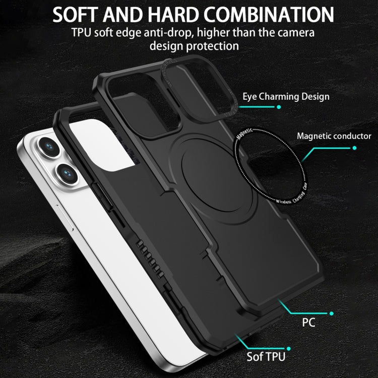 For Samsung Galaxy S20 FE MagSafe Shockproof Armor Phone Case(Black) - Galaxy S20 FE Cases by PMC Jewellery | Online Shopping South Africa | PMC Jewellery