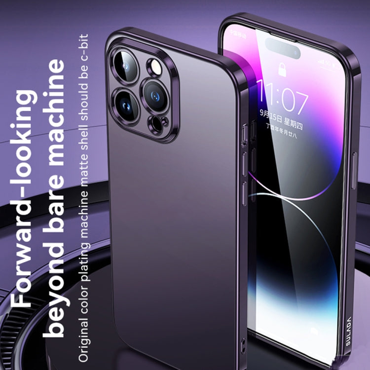 For iPhone 14 Plus SULADA Electroplating Frosted All-inclusive TPU Phone Case(Pink) - iPhone 14 Plus Cases by SULADA | Online Shopping South Africa | PMC TechLife