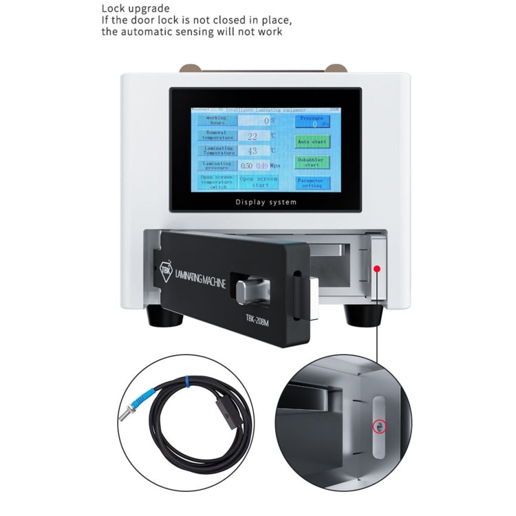TBK 208M 3 in 1 Mini LCD Touch Screen Vacuum Laminating Bubble Remover Machine, Plug:US Plug - free shipping - PMC TechLife - Order now!