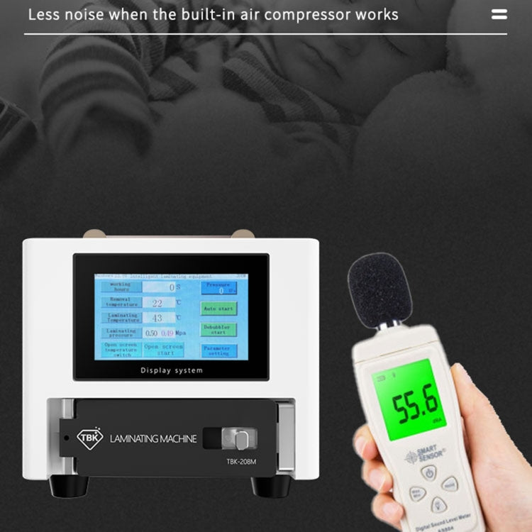 TBK 208M 3 in 1 Mini LCD Touch Screen Vacuum Laminating Bubble Remover Machine, Plug:UK Plug - free shipping - PMC TechLife - Order now!