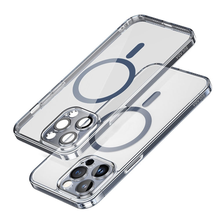 For iPhone 14 Pro SULADA Jingpin Series All-inclusive Lens Electroplated TPU Phone Case(Blue) - free shipping - PMC TechLife - Order now!