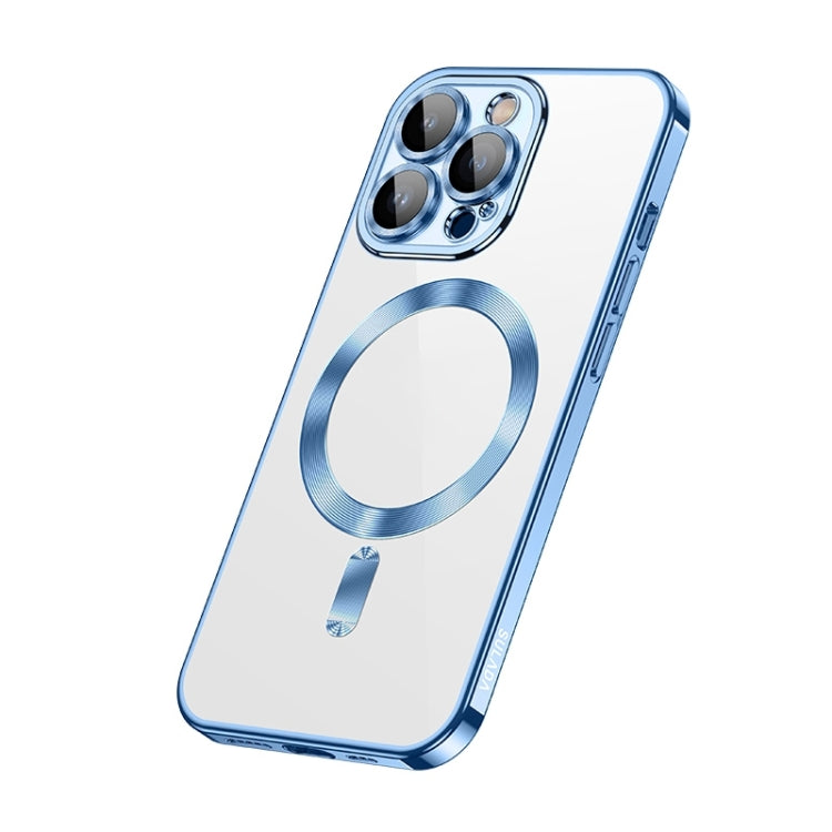 For iPhone 13 Pro SULADA Plating TPU Shockproof Phone Soft Case(Blue) - iPhone 13 Pro Cases by SULADA | Online Shopping South Africa | PMC TechLife