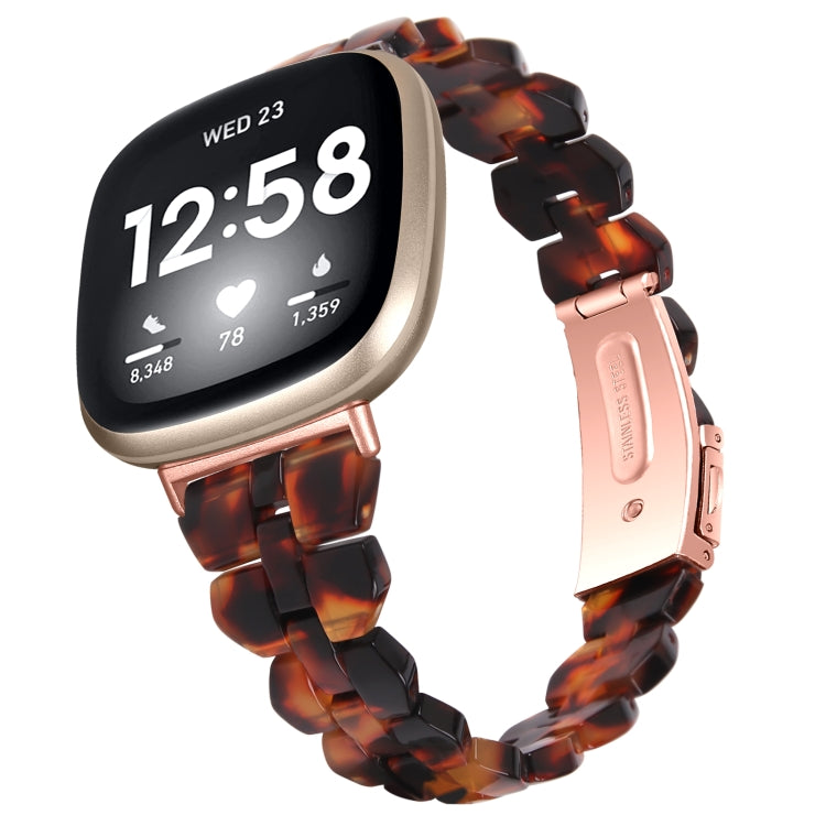 For Fitbit Versa 4 / Sense 2 Universal Rhombus Resin Watch Band(Hawksbill) - free shipping - PMC TechLife - Order now!