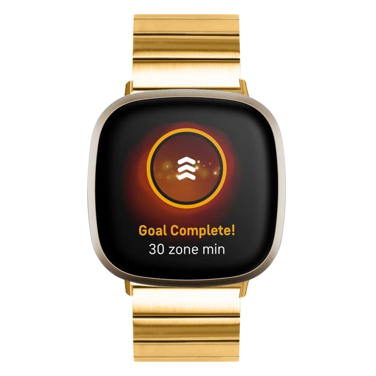 For Fitbit Versa 3 / Sense Universal Butterfly Buckle Metal Watch Band(Gold) - free shipping - PMC TechLife - Order now!