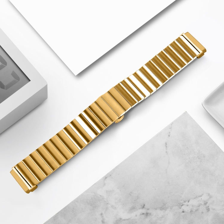 For Fitbit Versa 3 / Sense Universal Butterfly Buckle Metal Watch Band(Gold) - free shipping - PMC TechLife - Order now!