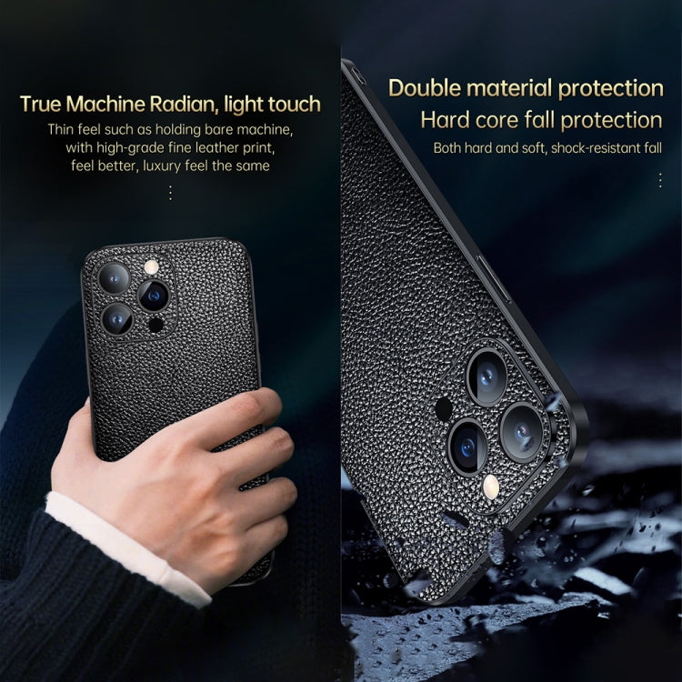 For iPhone 14 Pro Max SULADA Invisible Bracket Leather Back Cover Phone Case(Brown) - free shipping - PMC TechLife - Order now!