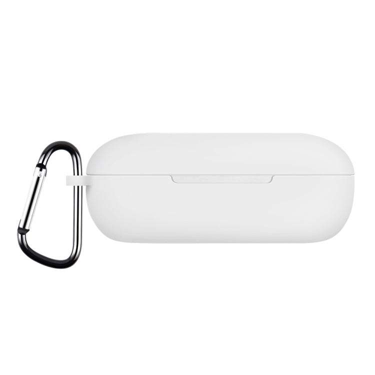 For Huawei FreeBuds SE Pure Color Bluetooth Earphone Silicone Case with Hook(White) - Huawei Earphone Case by PMC TechLife | Online Shopping South Africa | PMC TechLife