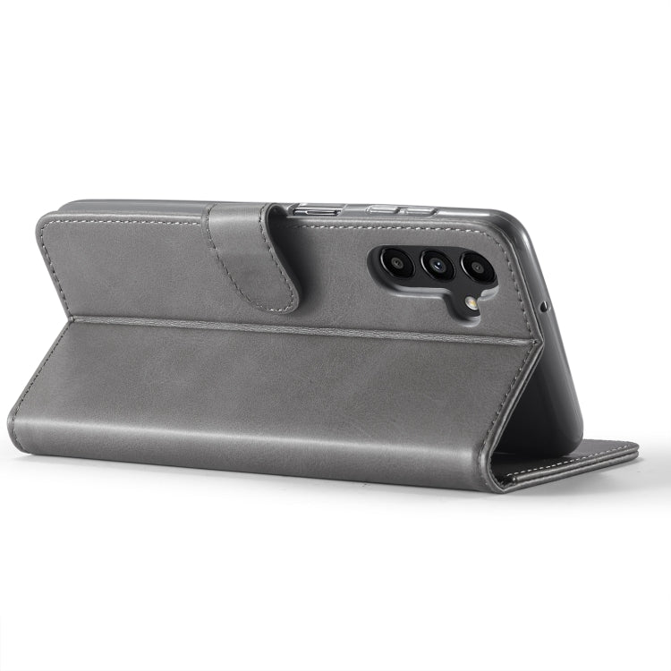 For Samsung Galaxy A54 5G LC.IMEEKE Calf Texture Leather Phone Case(Grey) - free shipping - PMC TechLife - Order now!