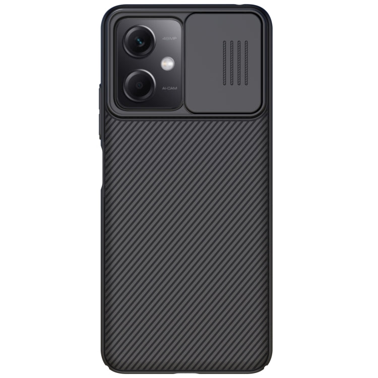 For Xiaomi Redmi Note 12 China NILLKIN Black Mirror Series PC Camshield Full Coverage Dust-proof Scratch Resistant Case(Black) - Note 12 Cases by NILLKIN | Online Shopping South Africa | PMC Jewellery