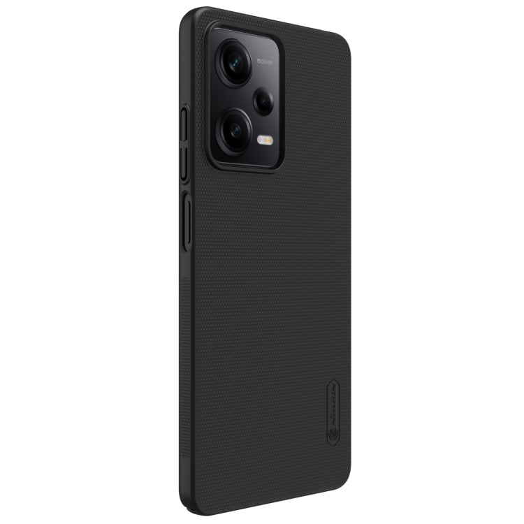 For Xiaomi Redmi Note 12 Pro 5G China NILLKIN Frosted PC Phone Case(Black) - Note 12 Pro Cases by NILLKIN | Online Shopping South Africa | PMC Jewellery