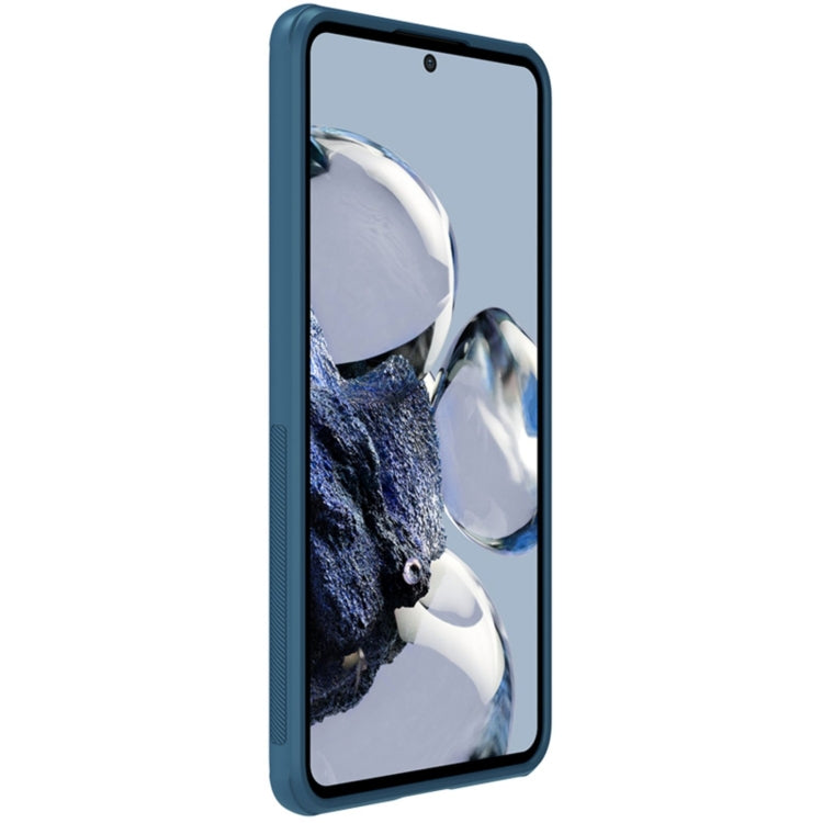 For Xiaomi 12T Pro NILLKIN Frosted Shield Pro PC + TPU Phone Case(Blue) - Xiaomi Cases by NILLKIN | Online Shopping South Africa | PMC Jewellery
