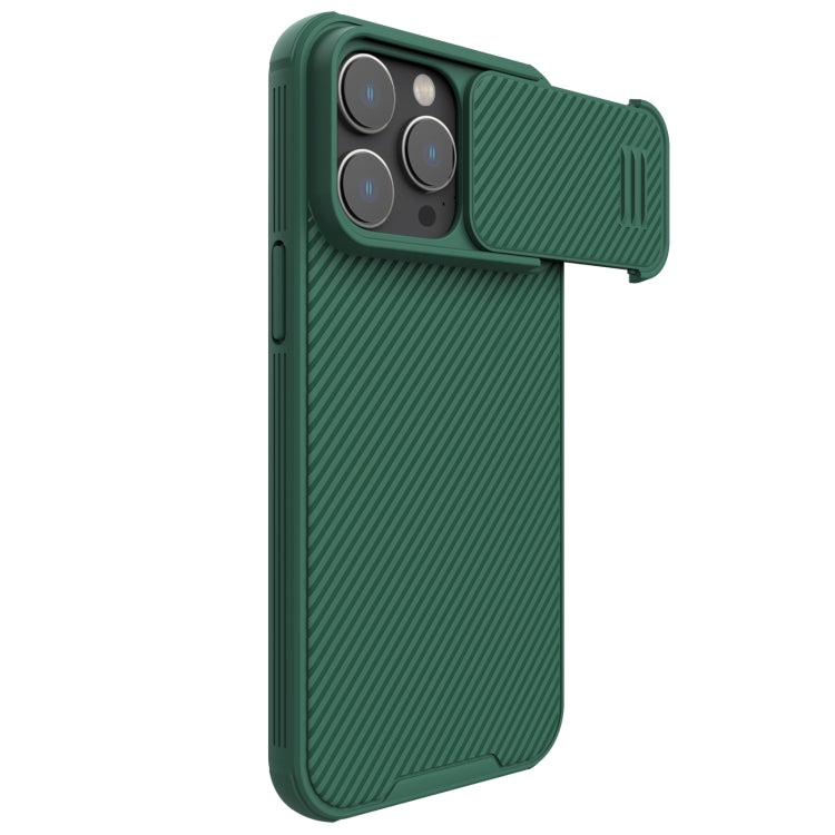For iPhone 14 Pro Max NILLKIN CamShield S Magnetic Magsafe Case(Green) - iPhone 14 Pro Max Cases by NILLKIN | Online Shopping South Africa | PMC TechLife | Buy Now Pay Later Mobicred